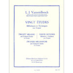 20 Melodic and Technical Etudes (Vannetelbosch