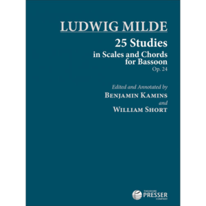 25 studies in scales and chords for bassoon-milde