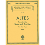 altes 26 selected studies flute