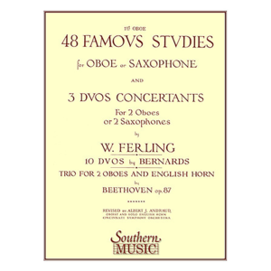 48 famous studies for oboe or sax-ferling