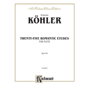 kohler romantic etudes for flute op 66